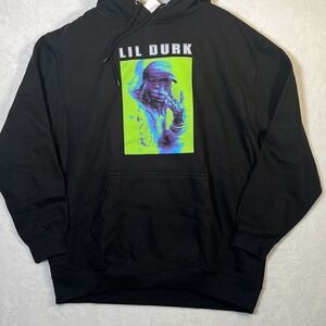 Lil Durk Infrared Graphic Rapper merch‎ Hoodie- New with tags- Men X-Large
